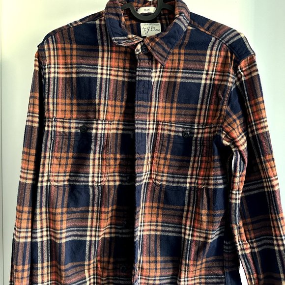 Jcrew men's flannel dress shirt - Picture 1 of 2